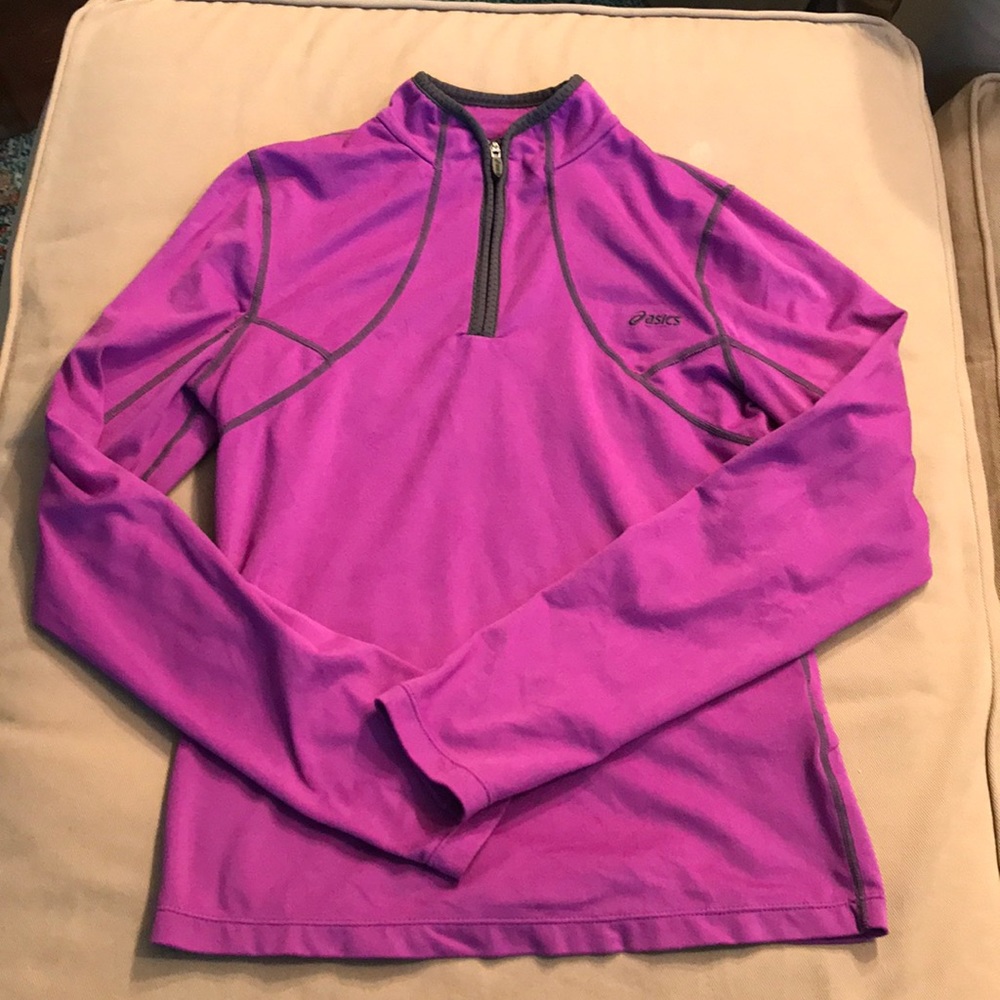 Asics Quarter Zip Running Pullover - XS